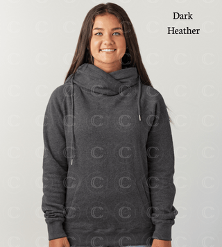 Women's Funnel Neck Pullover Hood