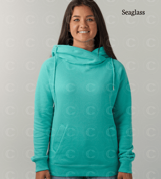 Women's Funnel Neck Pullover Hood