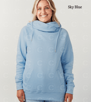 Women's Funnel Neck Pullover Hood