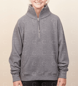 Women's Boxy Half Zip Fleece Pullover