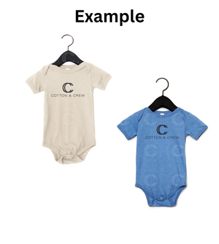 CUSTOM ORDER - Infant Unisex Cotton Onesie