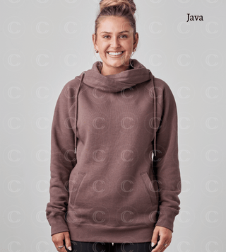 Women's Funnel Neck Pullover Hood