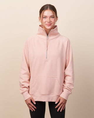 Women's Boxy Half Zip Fleece Pullover