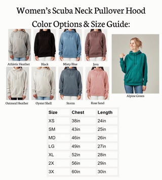 Women's Scuba Neck Pullover Hood